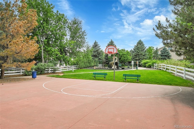 20145 E Fair Ln, Centennial, CO 80016 - view of sport court with community basketball court