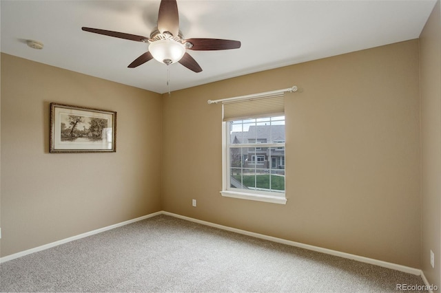 4784 Raven Run, Broomfield, CO 80023 - empty room featuring carpet floors, baseboards, and ceiling fan
