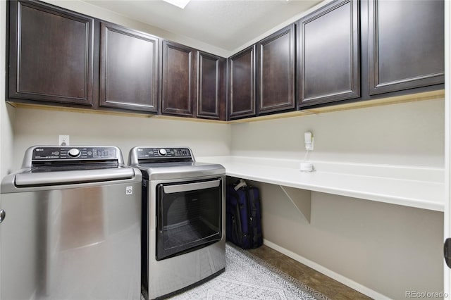60 Stewart Way, Erie, CO 80516 - washroom with cabinet space, independent washer and dryer, and light tile patterned flooring