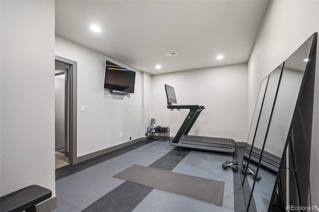 47 Harrison, Denver, CO 80206 - exercise room with recessed lighting