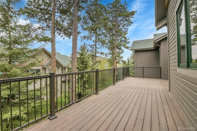 31139 Tahoe Ct, Evergreen, CO 80439 - view of wooden deck