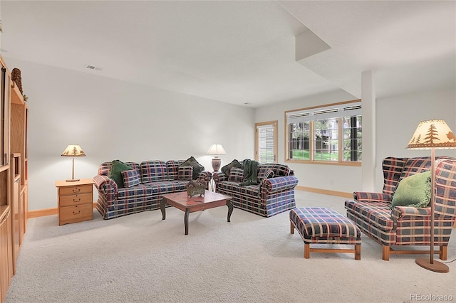31139 Tahoe Ct, Evergreen, CO 80439 - carpeted living area featuring baseboards