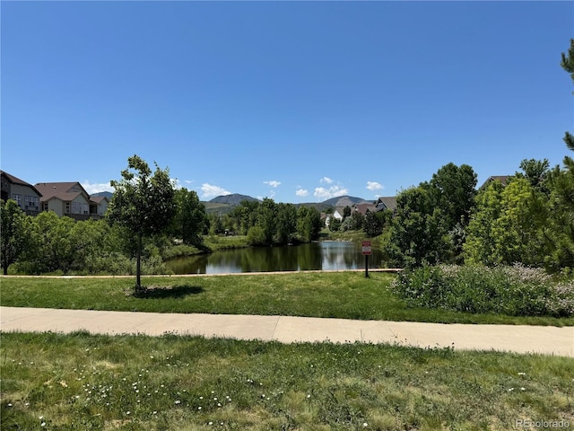 12317 W Gould Ave, Littleton, CO 80127 - water view with a mountain backdrop