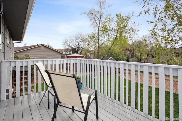 12235 Garfield Pl, Thornton, CO 80241 - view of wooden deck