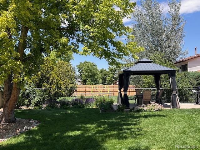 12235 Garfield Pl, Thornton, CO 80241 - view of yard featuring a gazebo