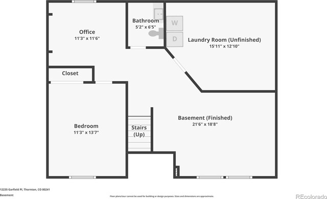 12235 Garfield Pl, Thornton, CO 80241 - view of property floor plan