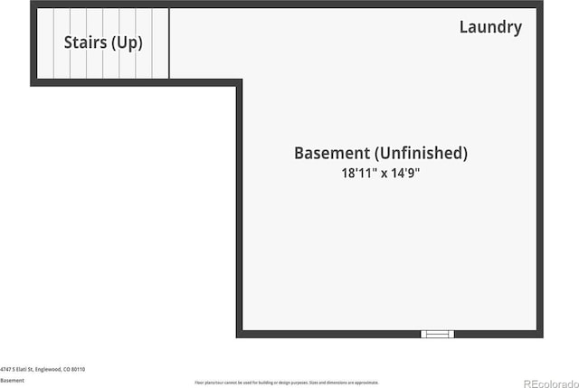 4747 S Elati St, Englewood, CO 80110 - view of property floor plan