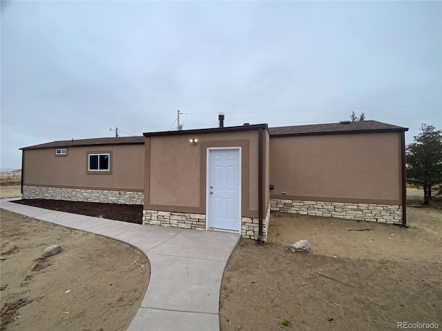 view of rear view of house