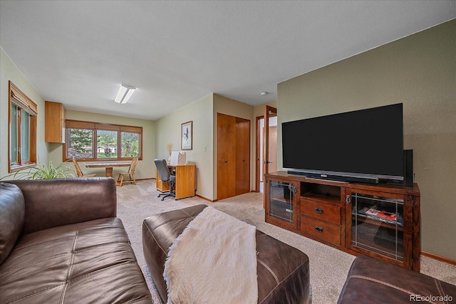 9745 Hilldale Dr, Morrison, CO 80465 - living area with carpet flooring