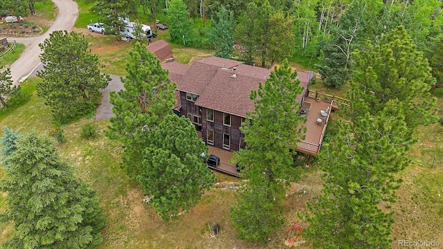 9745 Hilldale Dr, Morrison, CO 80465 - aerial view of property and surrounding area