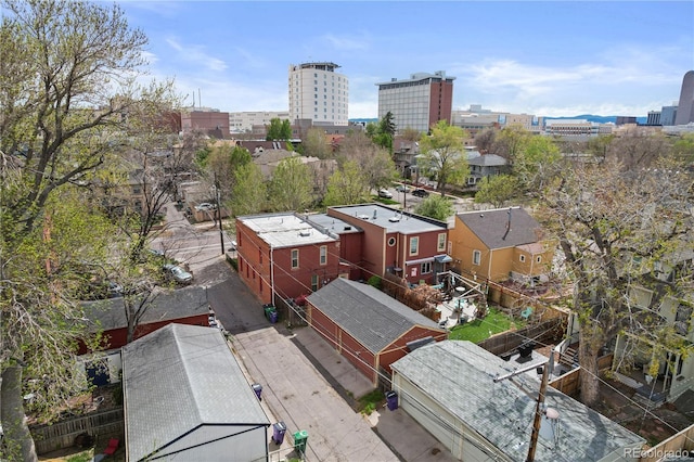 1717 E 22nd Ave, Denver, CO 80205 - drone / aerial view featuring a view of city