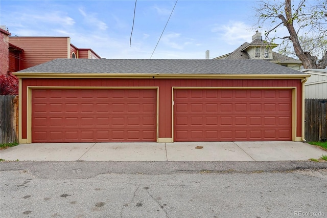 1717 E 22nd Ave, Denver, CO 80205 - garage with fence