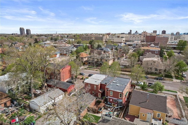 1717 E 22nd Ave, Denver, CO 80205 - aerial view with a city view and a residential view