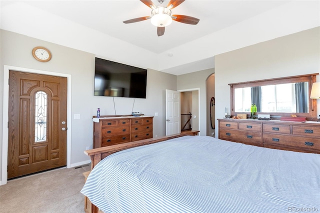3560 Zane Gray Loop, Parker, CO 80138 - bedroom featuring carpet and a ceiling fan