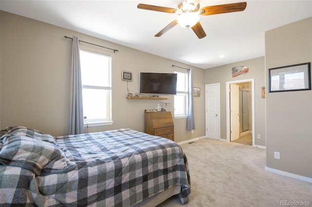 3560 Zane Gray Loop, Parker, CO 80138 - carpeted bedroom featuring baseboards and a ceiling fan
