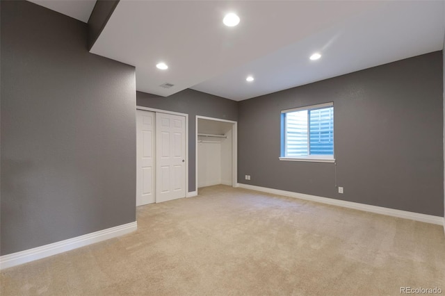 3560 Zane Gray Loop, Parker, CO 80138 - unfurnished bedroom featuring light carpet and recessed lighting