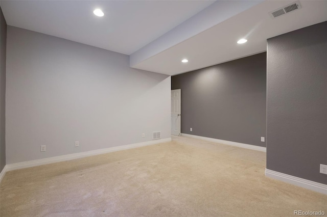 3560 Zane Gray Loop, Parker, CO 80138 - unfurnished room with recessed lighting and light carpet