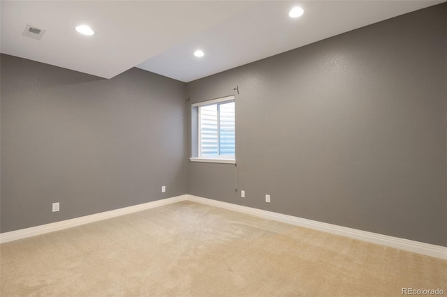 3560 Zane Gray Loop, Parker, CO 80138 - empty room featuring light colored carpet and recessed lighting