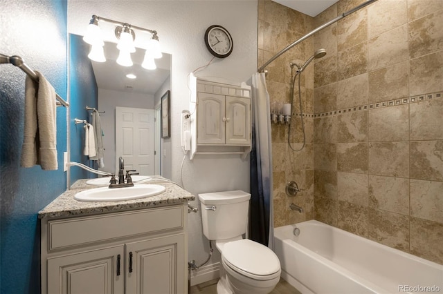3560 Zane Gray Loop, Parker, CO 80138 - bathroom with shower / bath combo with shower curtain and vanity