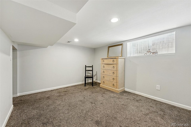 4059 Quivas St, Denver, CO 80211 - below grade area with carpet flooring and recessed lighting