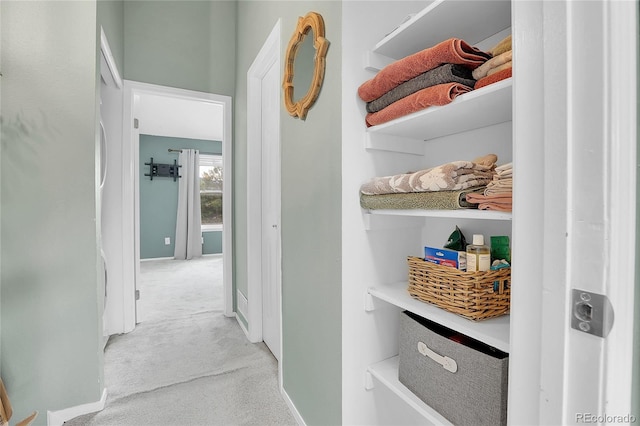 9615 W Chatfield Ave Unit C, Littleton, CO 80128 - hall with carpet flooring and baseboards