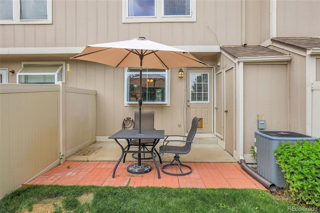 9615 W Chatfield Ave Unit C, Littleton, CO 80128 - view of patio / terrace featuring outdoor dining space