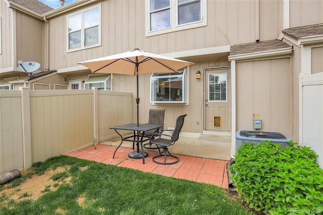 9615 W Chatfield Ave Unit C, Littleton, CO 80128 - view of patio / terrace with outdoor dining area