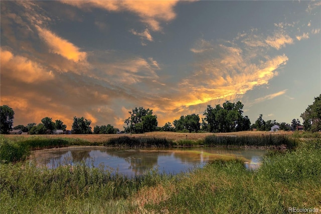 property view of water