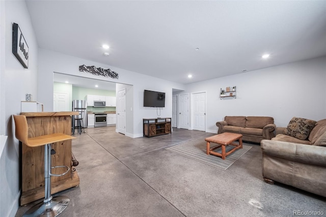 view of living room