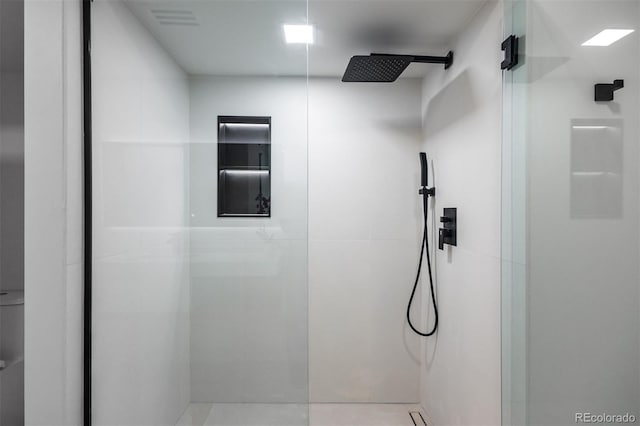 details with walk in shower