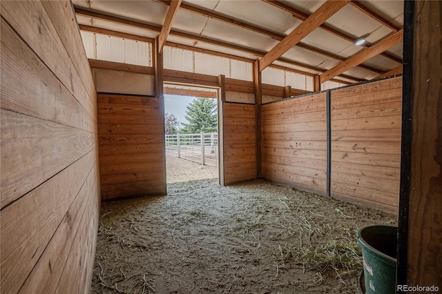 view of stable