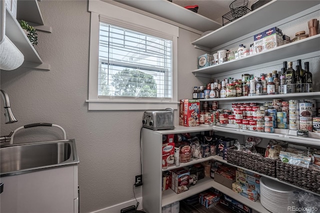 pantry featuring sink