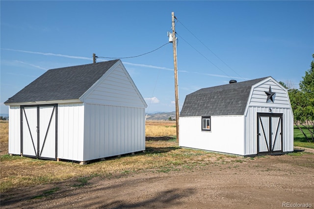 view of outdoor structure