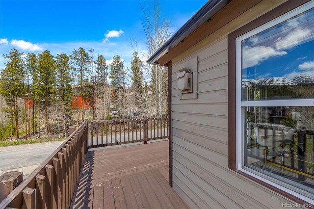 10 River Park Dr Unit A, Breckenridge, CO 80424 - view of wooden deck