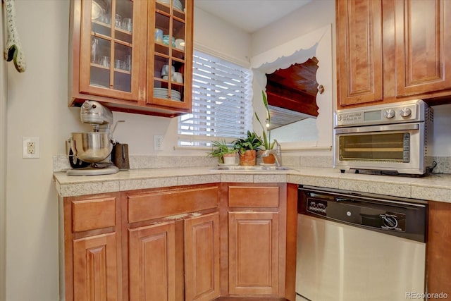 kitchen with stainless steel appliances and sink