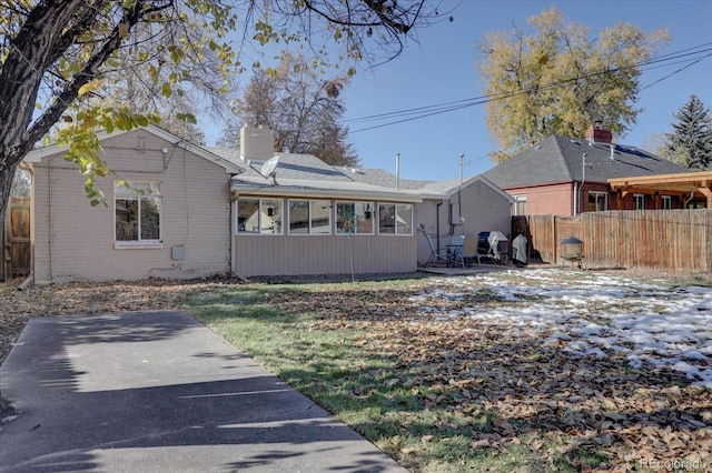 back of house featuring a patio