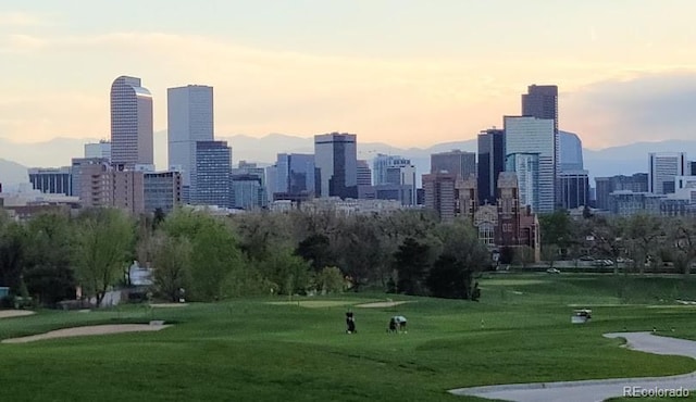 view of home's community featuring a lawn