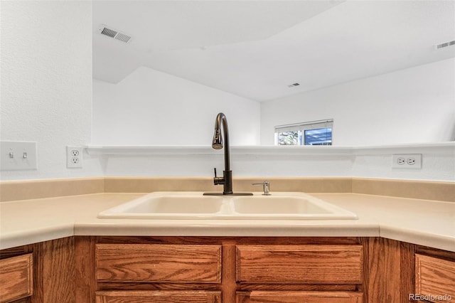 kitchen featuring sink