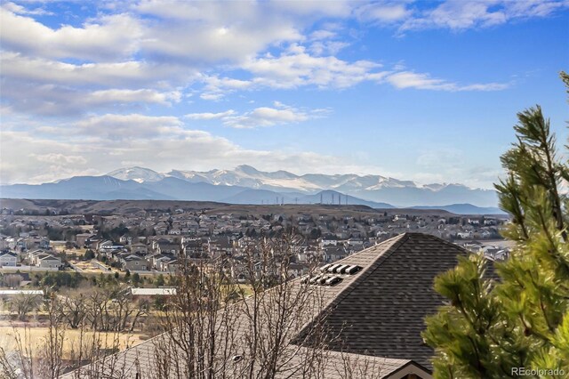 12161 S Leaning Pine Ct, Parker, CO 80134 - property view of mountains with a residential view