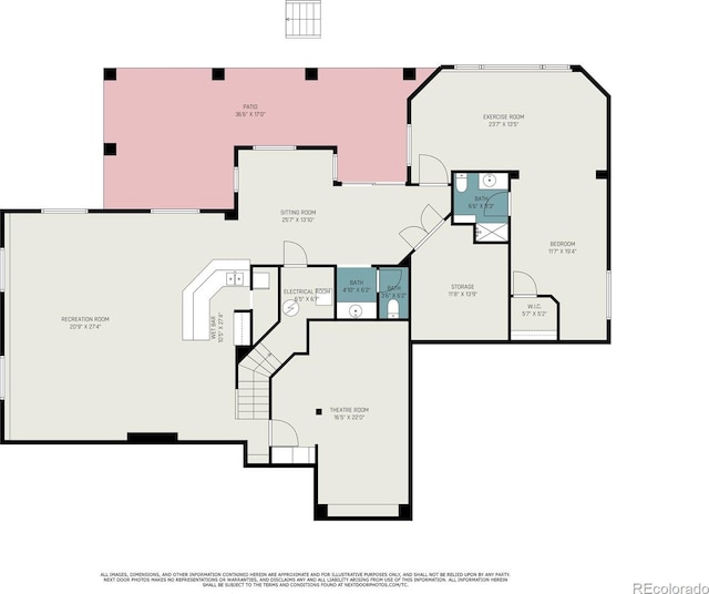 12161 S Leaning Pine Ct, Parker, CO 80134 - floor plan