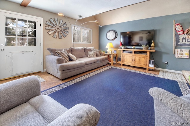 397 Will Scarlet Dr, Divide, CO 80814 - living area with baseboards