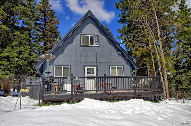 397 Will Scarlet Dr, Divide, CO 80814 - view of front of home featuring a deck