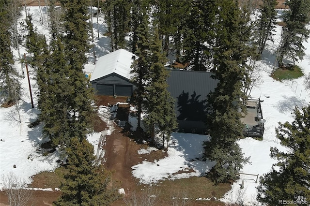 397 Will Scarlet Dr, Divide, CO 80814 - view of snowy aerial view