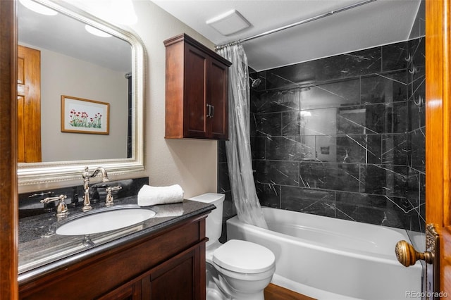 10520 W Jewell Ave Unit 102, Lakewood, CO 80232 - full bath with shower / bath combo with shower curtain, vanity, and toilet