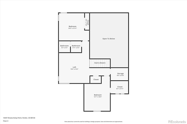 14337 Shasta Daisy Pt, Parker, CO 80134 - room layout