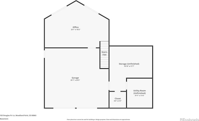 102 Douglas Fir Ln, Woodland Park, CO 80863 - floor plan