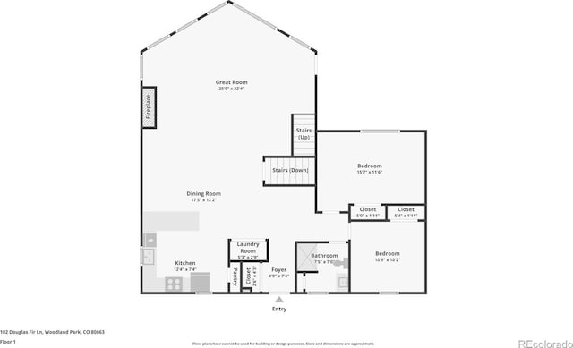 102 Douglas Fir Ln, Woodland Park, CO 80863 - view of layout