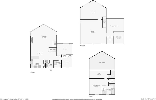 102 Douglas Fir Ln, Woodland Park, CO 80863 - floor plan