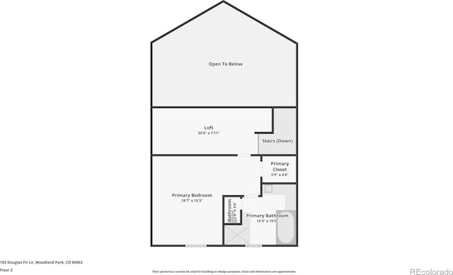 102 Douglas Fir Ln, Woodland Park, CO 80863 - plan