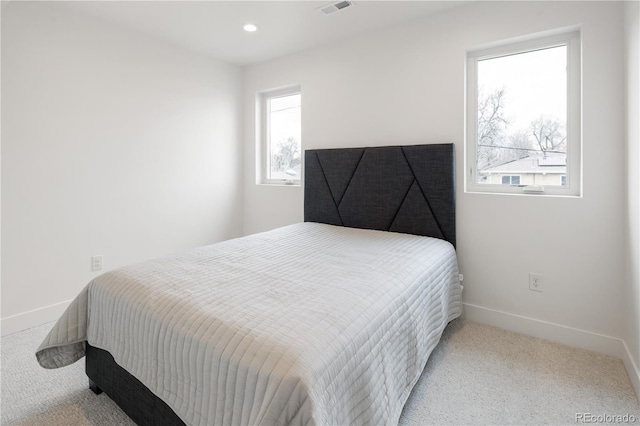 1953 W 47th Ave, Denver, CO 80211 - carpeted bedroom with baseboards and recessed lighting